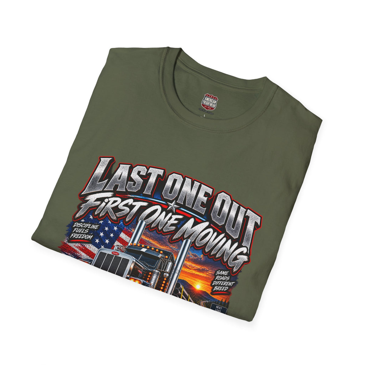 Last One Out, First One Moving Unisex T-Shirt
