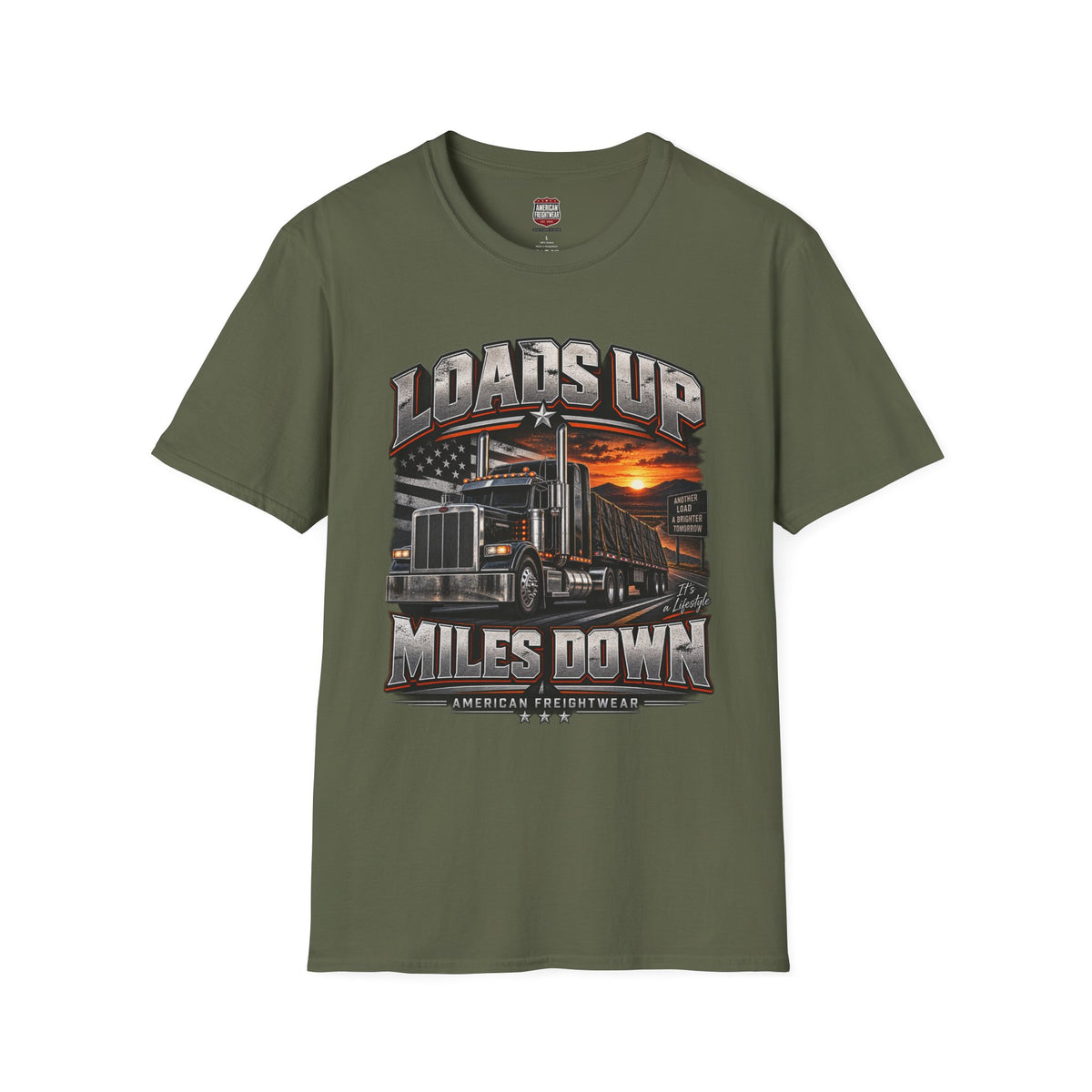 Loads Up, Miles Down Unisex T-Shirt