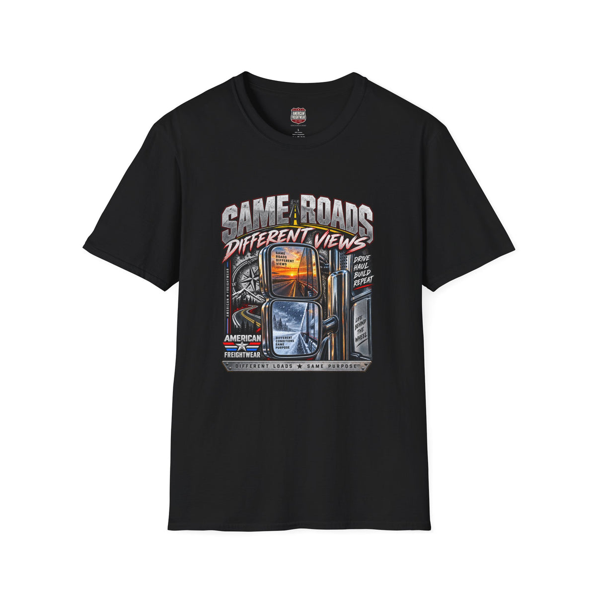 Same Roads, Different Views Unisex T-Shirt
