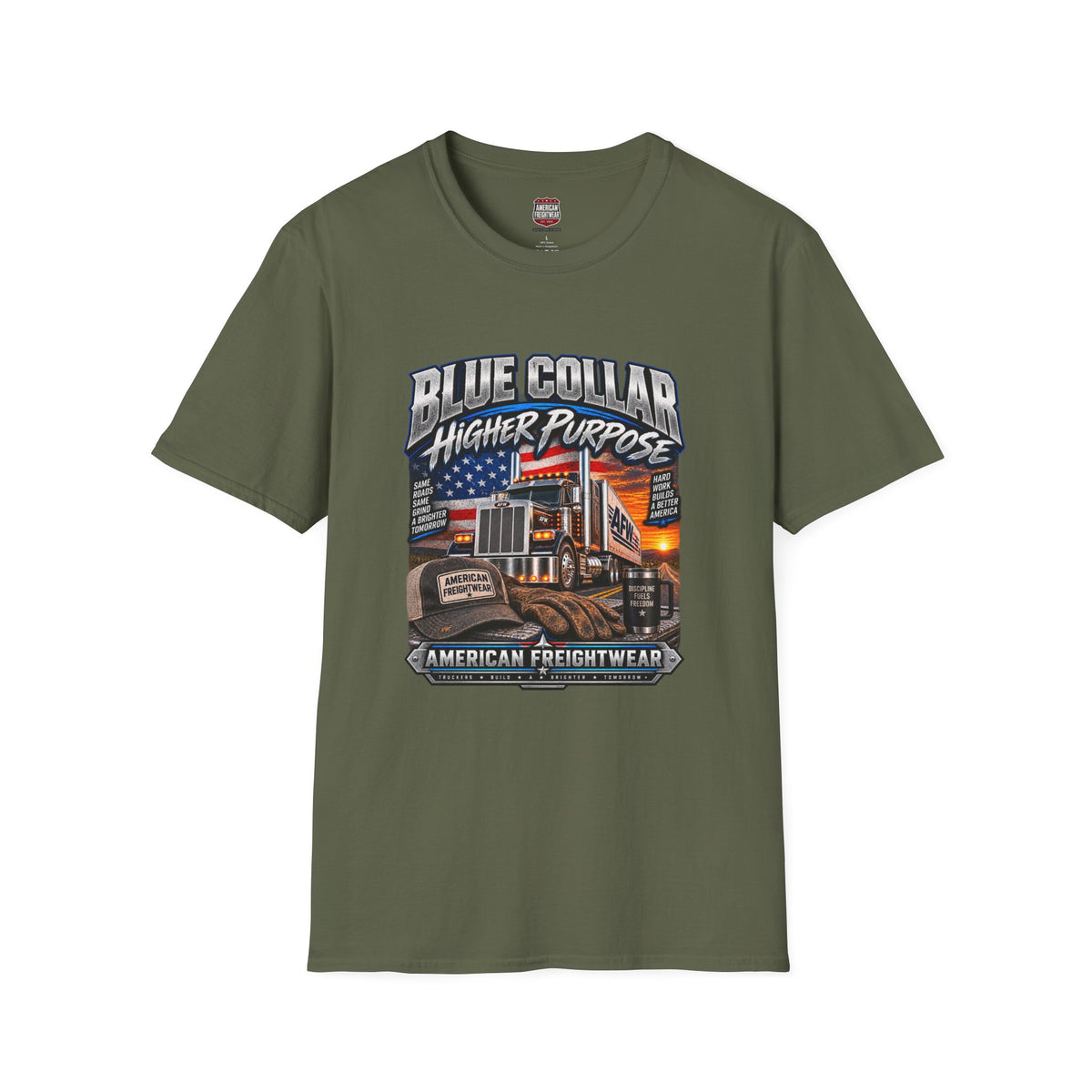 Blue Collar, Higher Purpose Unisex T-Shirt