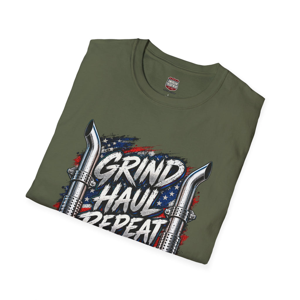 Grind, Haul, Repeat Unisex T-Shirt