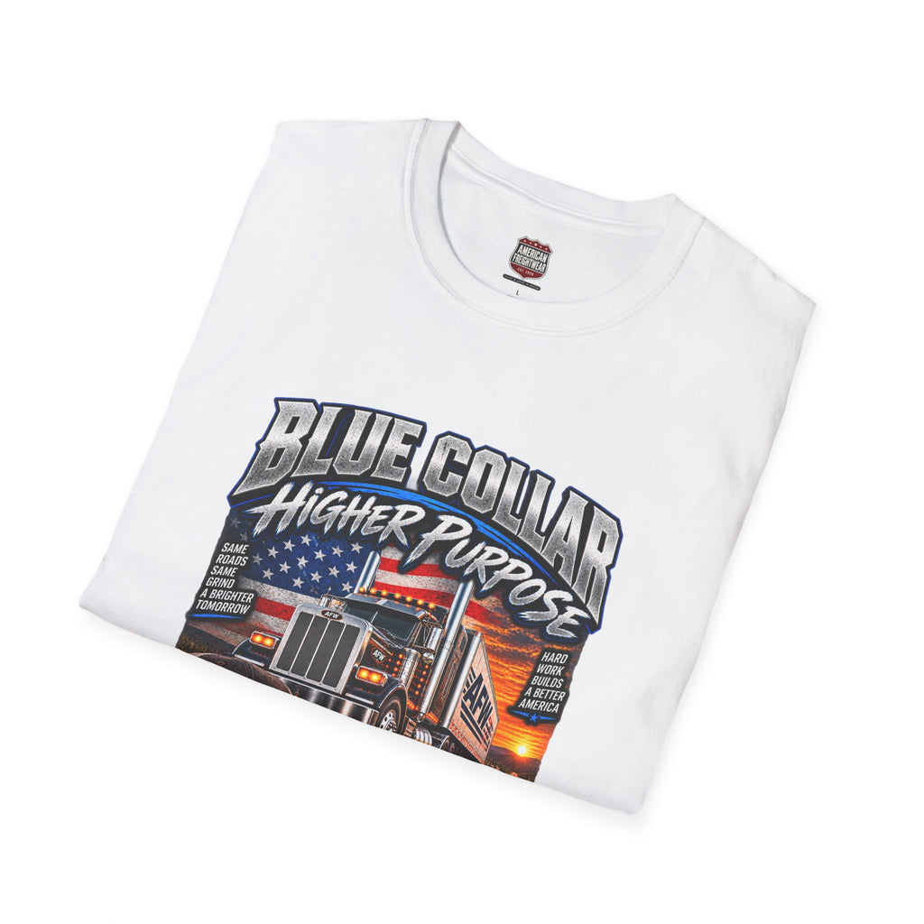 Blue Collar, Higher Purpose Unisex T-Shirt