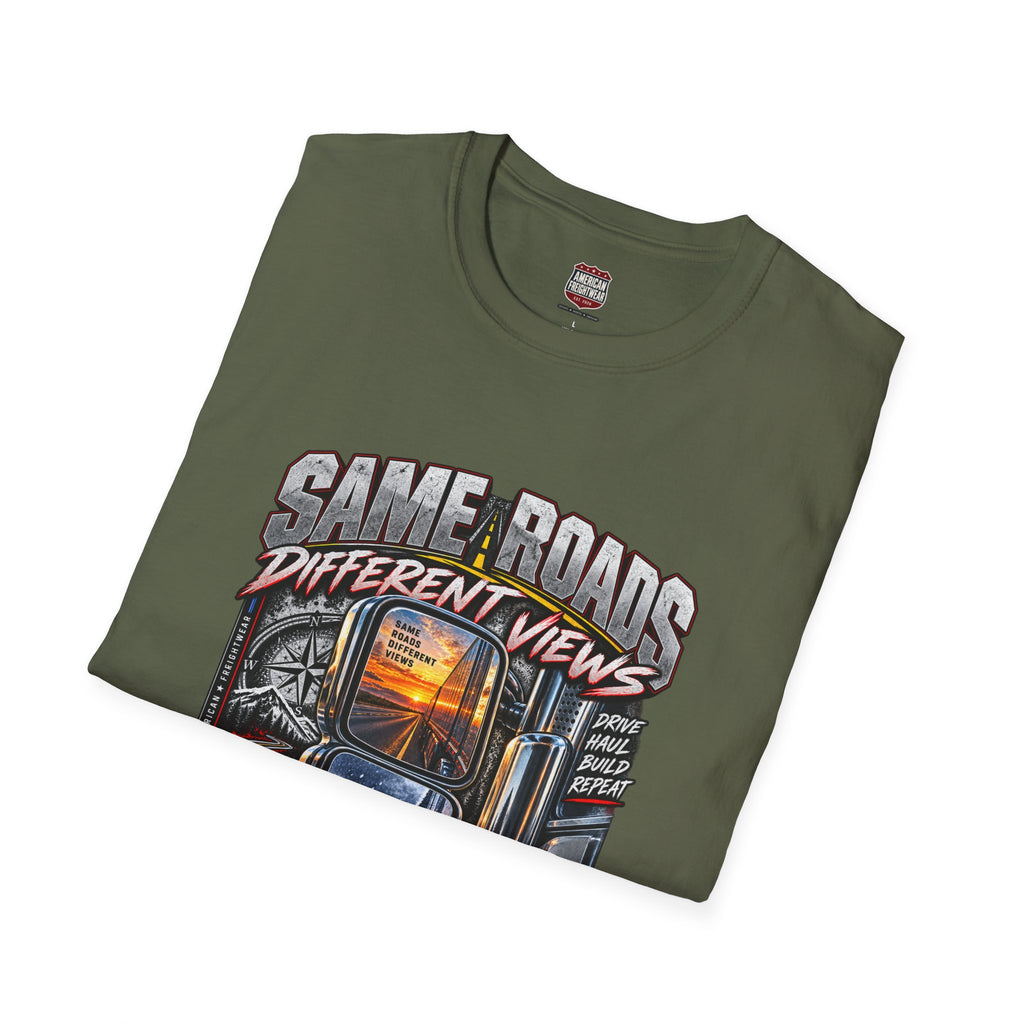 Same Roads, Different Views Unisex T-Shirt