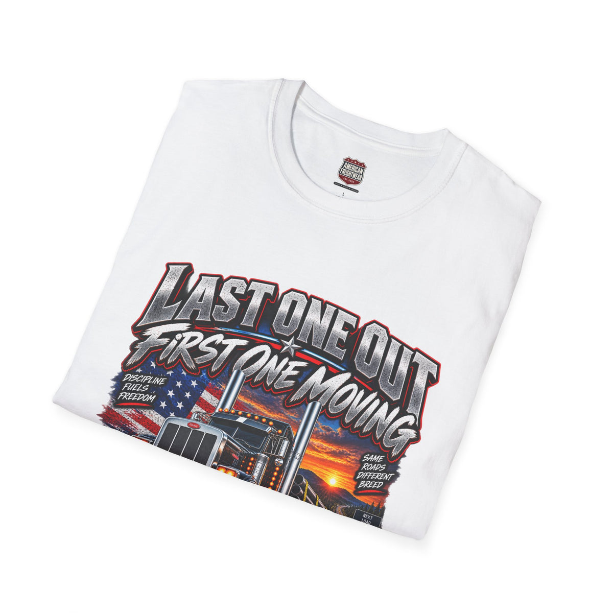 Last One Out, First One Moving Unisex T-Shirt