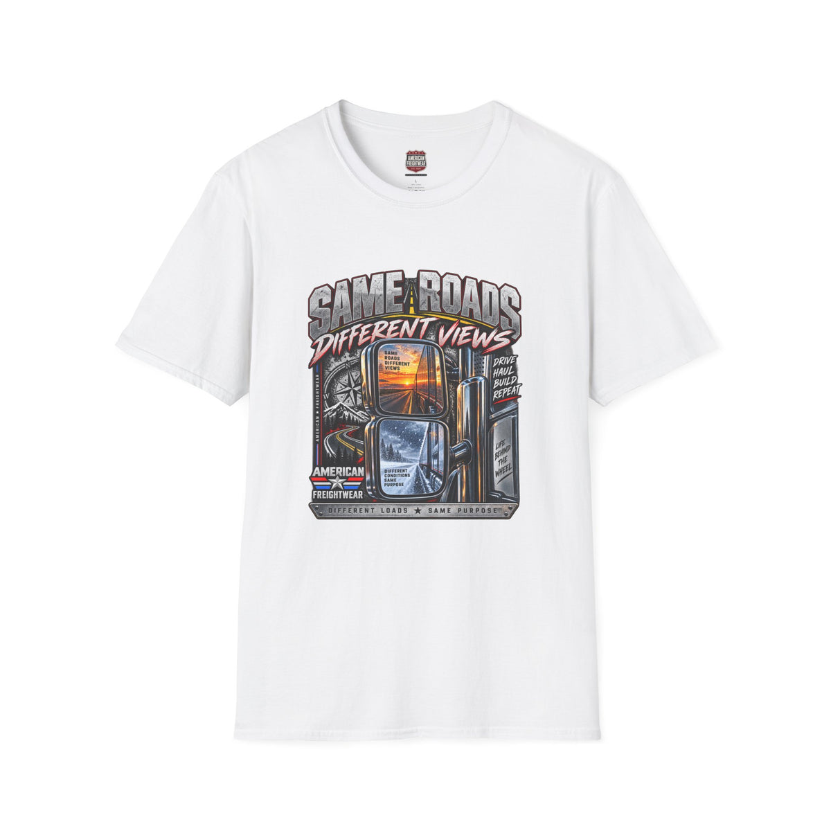 Same Roads, Different Views Unisex T-Shirt