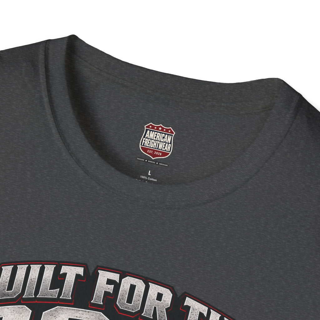 Trucker T-Shirt - "Built for the Road, Proven by Miles" American Freightliner Design