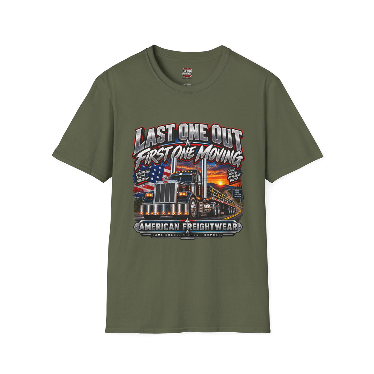 Last One Out, First One Moving Unisex T-Shirt