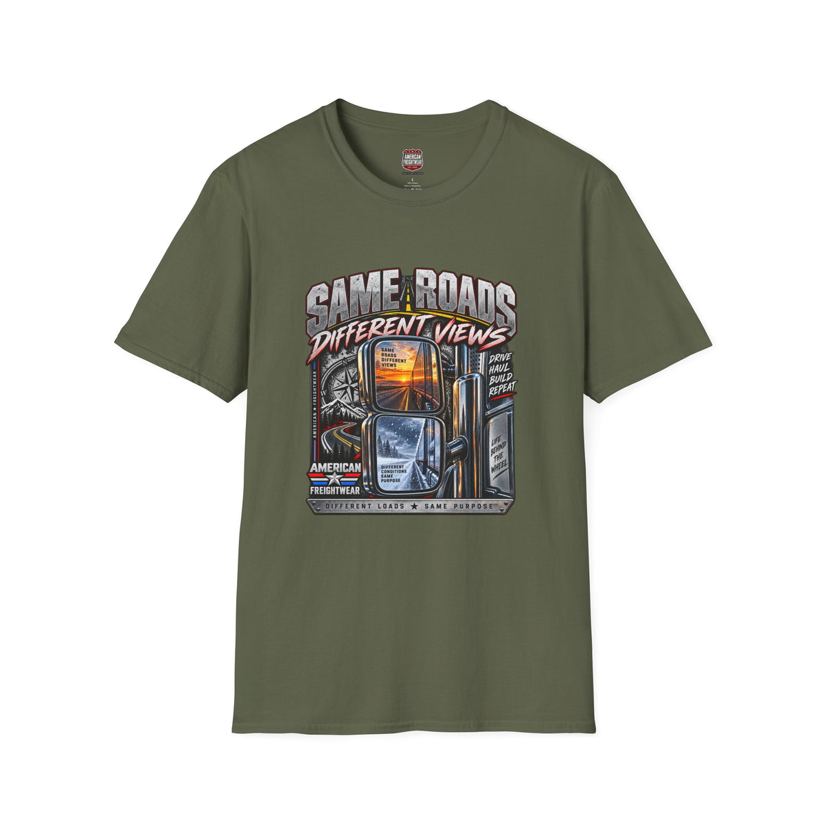 Same Roads, Different Views Unisex T-Shirt