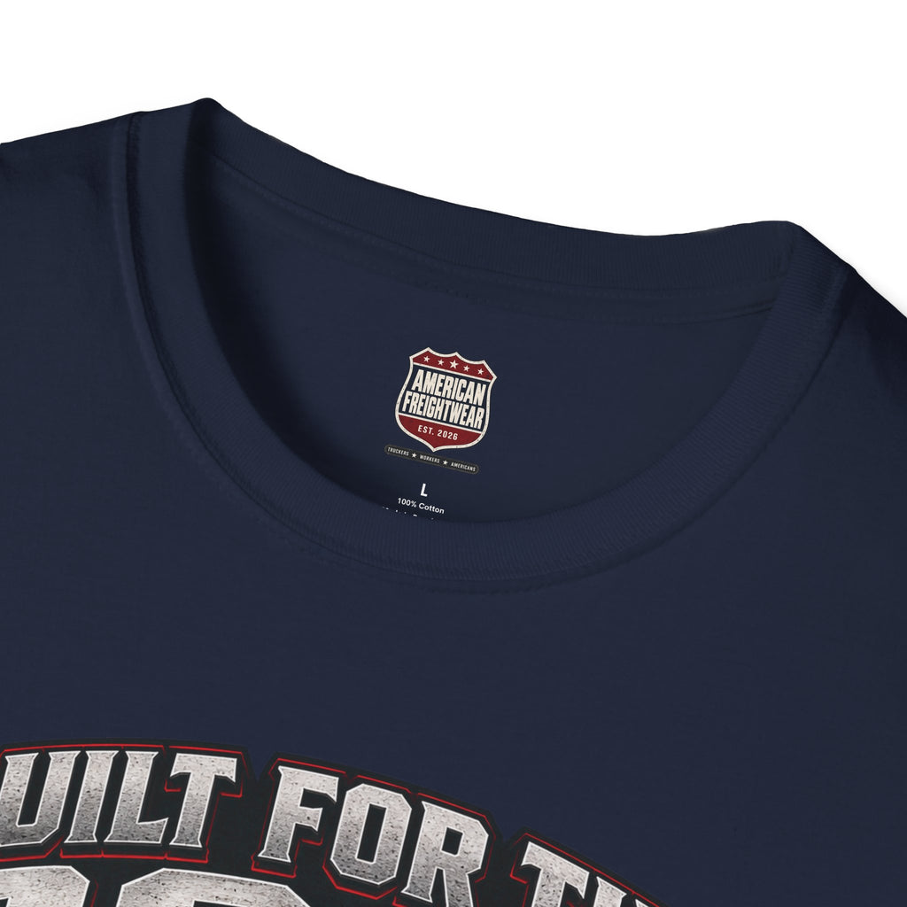 Trucker T-Shirt - "Built for the Road, Proven by Miles" American Freightliner Design