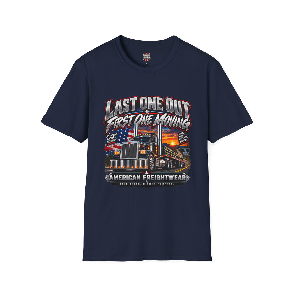 Last One Out, First One Moving Unisex T-Shirt